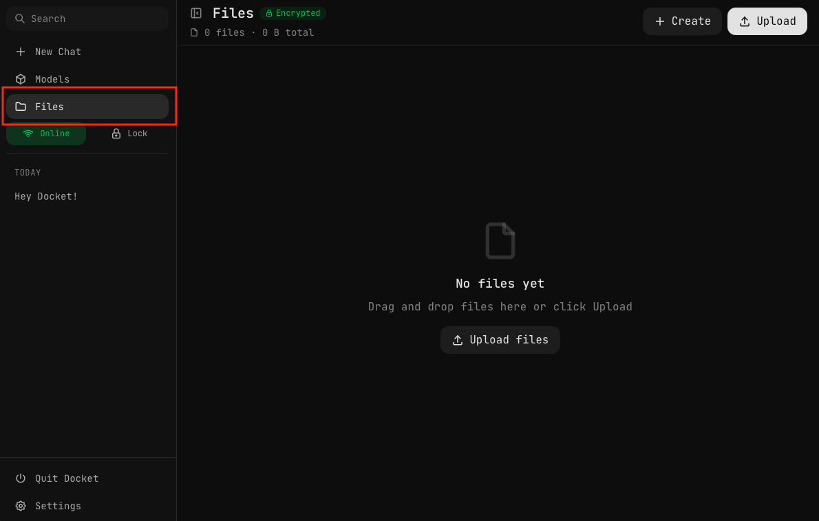 Files Page