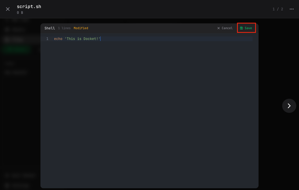 Save Script