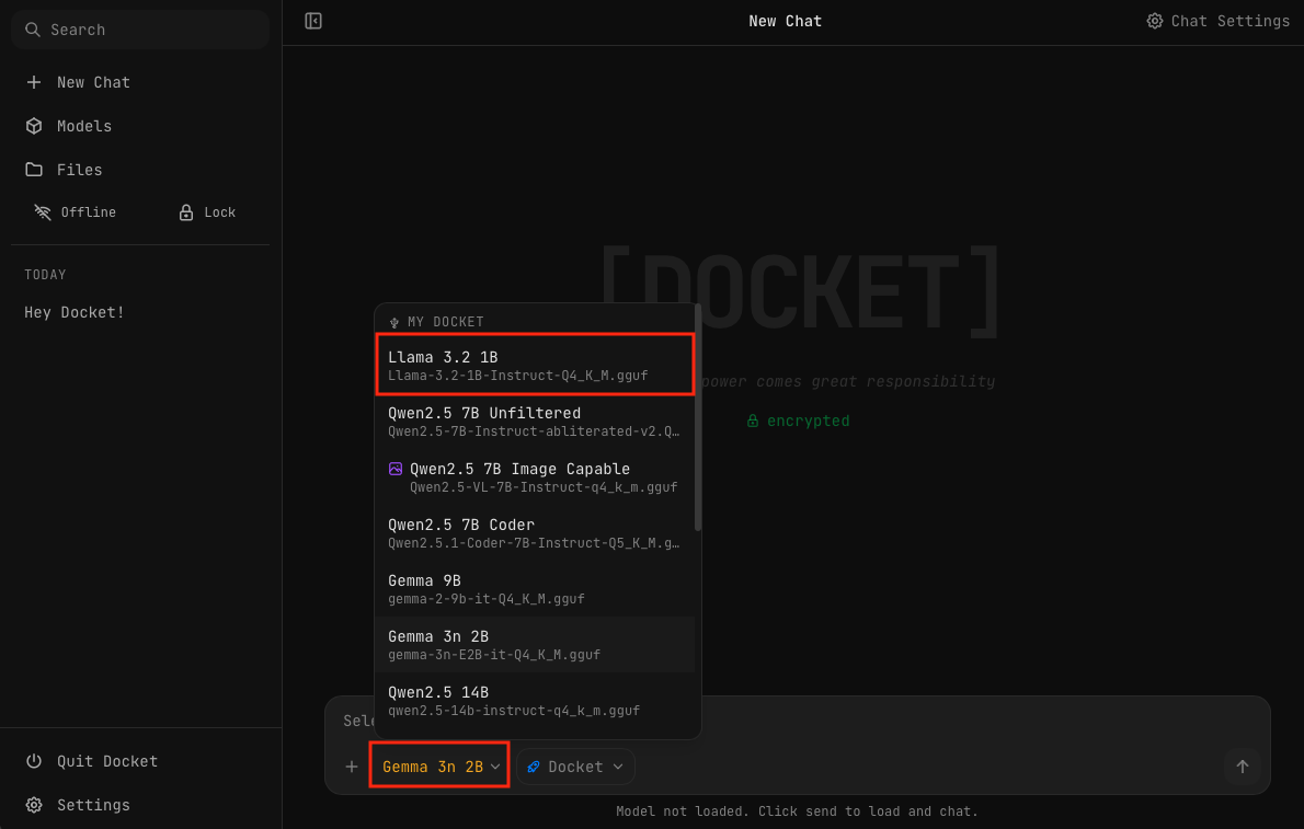 Chat Overview | Docket Docs